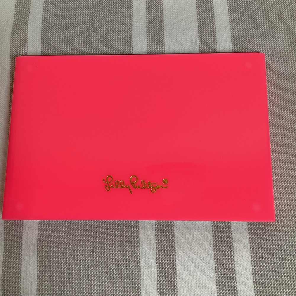 Lilly Pulitzer Clear Pink Acrylic Picture Frame - Picture 3 of 5
